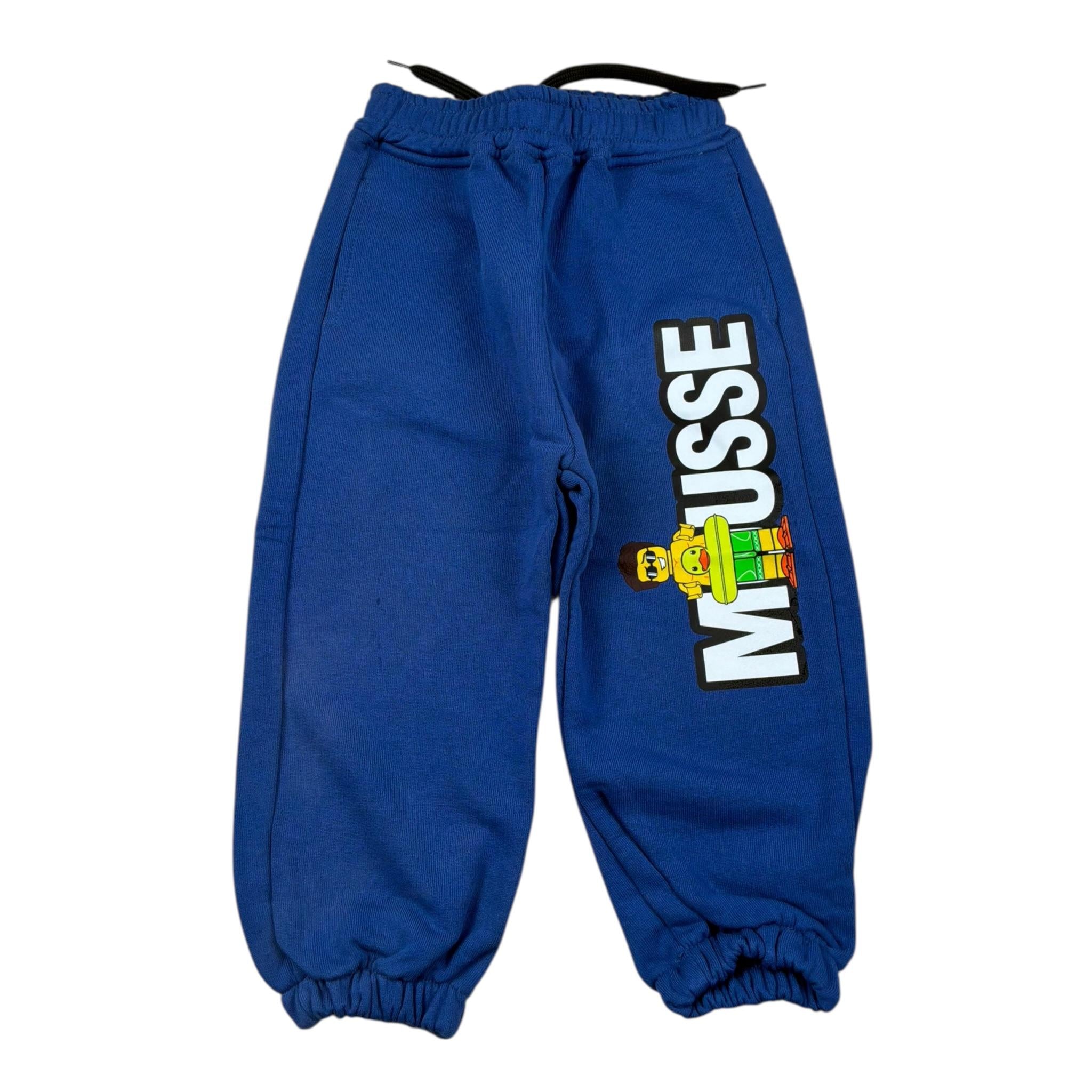 Mousse Pantalone Tinta Unita Modello Tuta per Bambino DINOBEACHHH BLU MOUSSE 