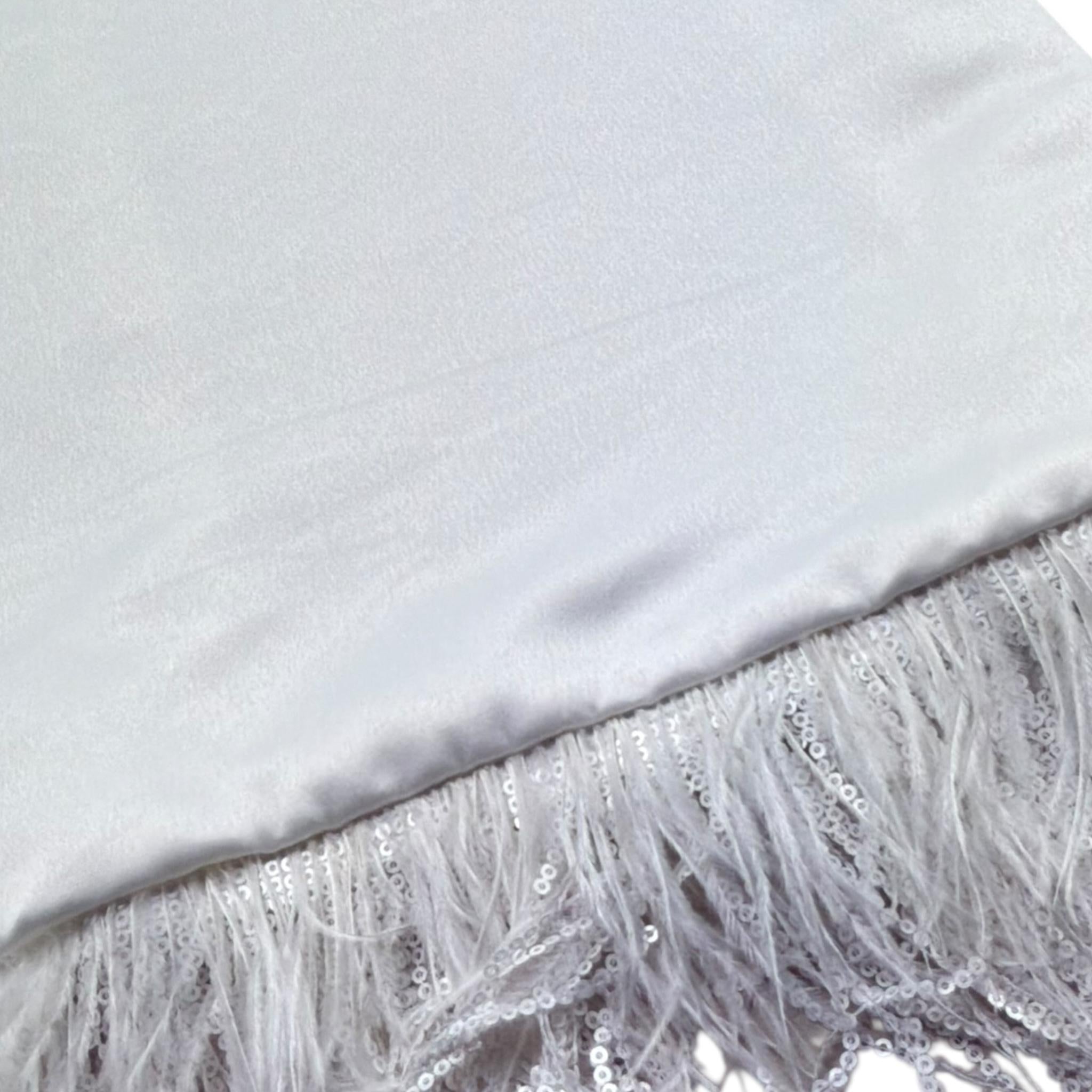 Trussardi Abito Tinta Unita con Paillettes per Bambina TGP26082VE BIANCO TRUSSARDI 