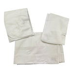 Barcellino Set Lenzuola 3 Pezzi Tinta Unita con Stampa per Neonata BO11733 BIANCO BARCELLINO 