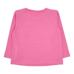 DIXIE shirt girocollo tinta unita con stampa Rosa per Bambina KF4029X ROSA DIXIE 