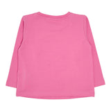DIXIE shirt girocollo tinta unita con stampa Rosa per Bambina KF4029X ROSA DIXIE 