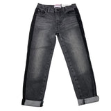 CESARE PACIOTTI jeans tinta unita con girovita regolabile Nero per Bambino PTP5361BXX NERO CESARE PACIOTTI 
