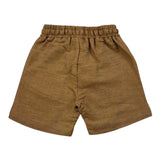 Le Bebe Bermuda Tinta Unita con Elastico In Vita per Neonato LBB4948 MARRONE LE BEBE 
