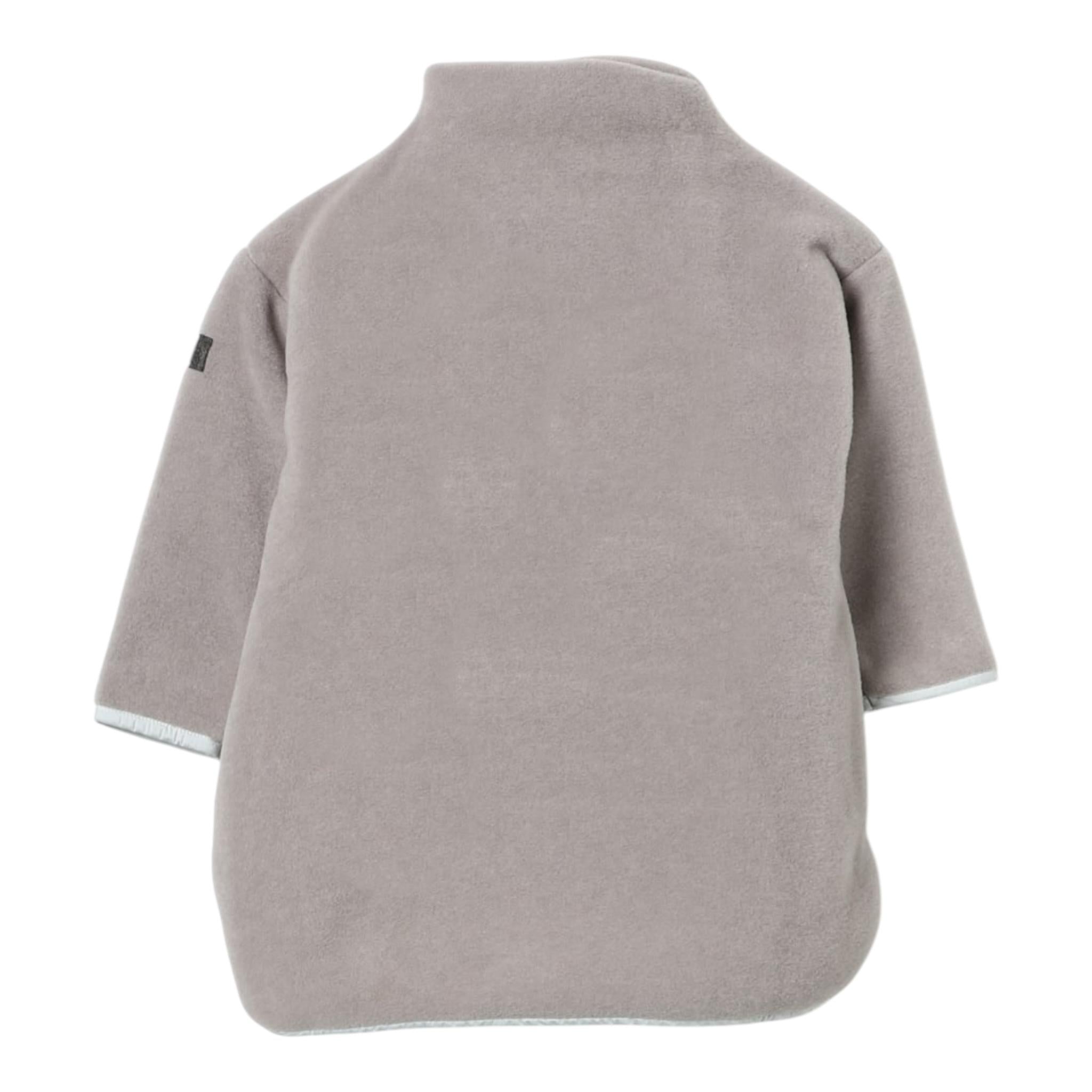 IL GUFO abito manica lunga tinta unita con cappuccio Grigio per Neonata A24VL591M0108N GRIGIO IL GUFO 