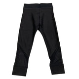 Burberry Schwarze transparente, einfarbige Leggings für Mädchen