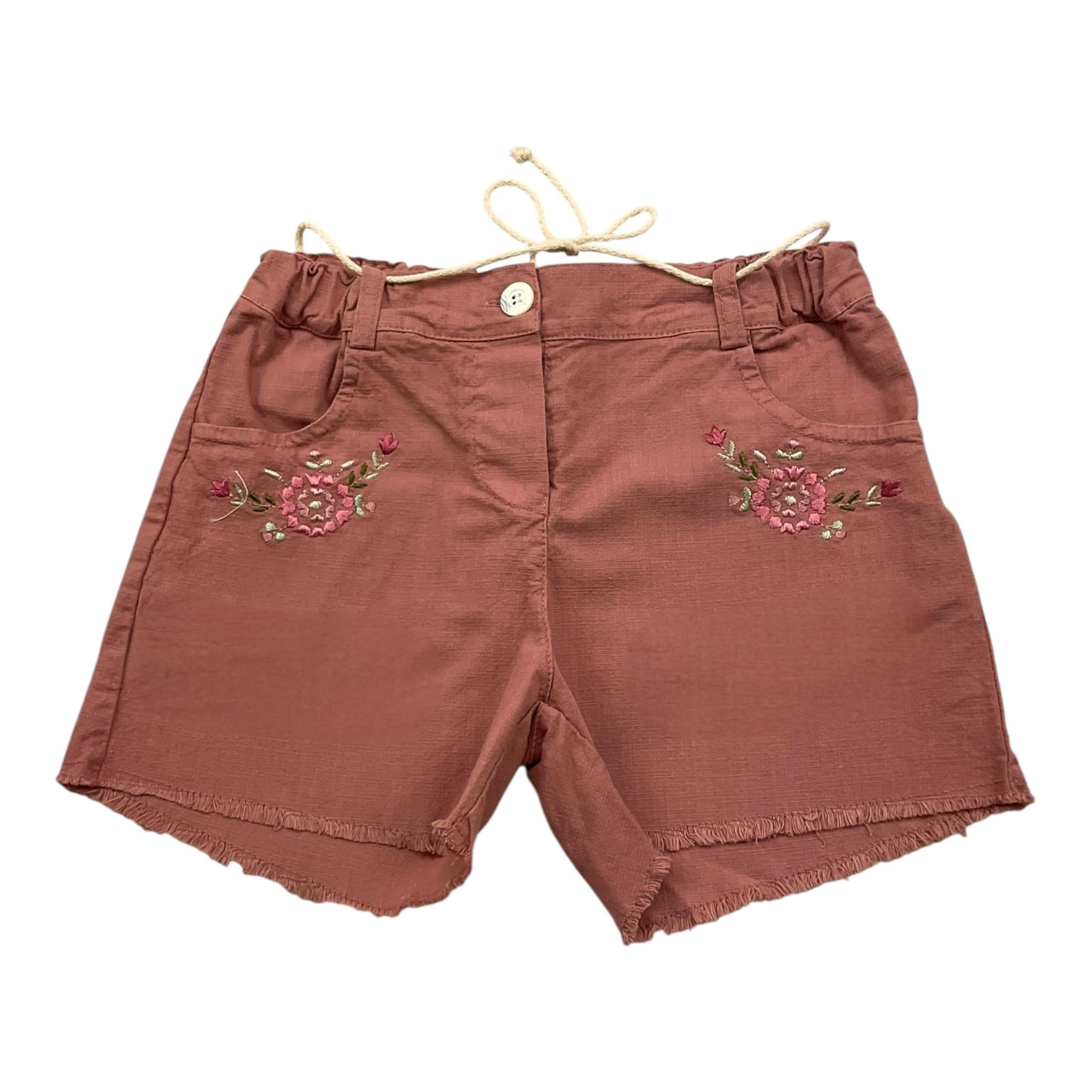 Babe & Tess Short Tinta Unita con Girovita Regolabile per Bambina 35518041 ROSA BABE & TESS 