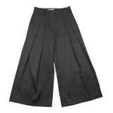 Alice Pi Pantalone Tinta Unita Modello Palazzo Nero per Bambina