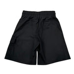 Calvin Klein Bermuda Tinta Unita con Elastico In Vita per Bambino IB0IB02512X NERO CALVIN KLEIN 