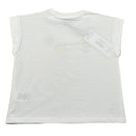 Gaelle T-Shirt tinta unita con Stampa Bianco per Bambina 2746M00455 BIANCO GAELLE 