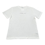 Lalalu' T-Shirt Girocollo Tinta Unita con Stampa per Bambino TSL130PB BIANCO LALALU' 