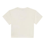 Pinko T-Shirt Girocollo Tinta Unita con Logo per Bambina KFTS007 PANNA PINKO 