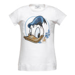 Monnalisa T-Shirt Girocollo Tinta Unita con Brillantini per Bambina 191603S4 BIANCO MONNALISA 