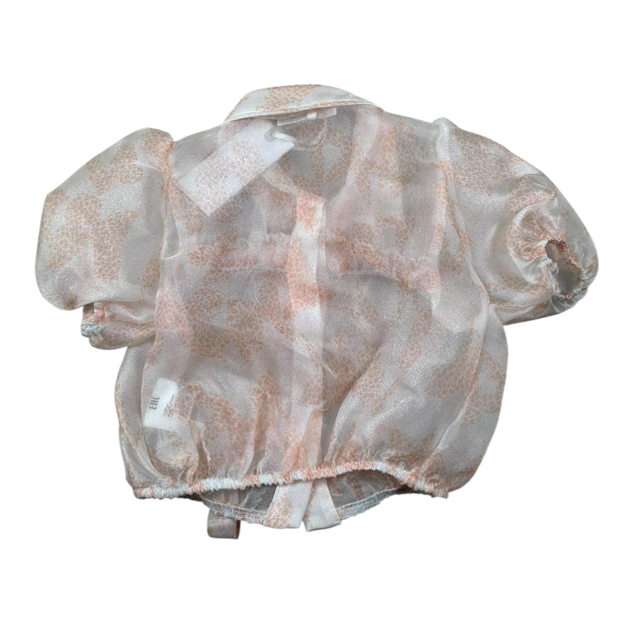 Miss Grant Camicia Mezza Manica Tinta Unita per Bambina MG1252J ROSA MISS GRANT 