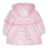 MONNALISA giubbino tinta unita con cappuccio e zip Rosa per Neonata 37D102 ROSA MONNALISA 