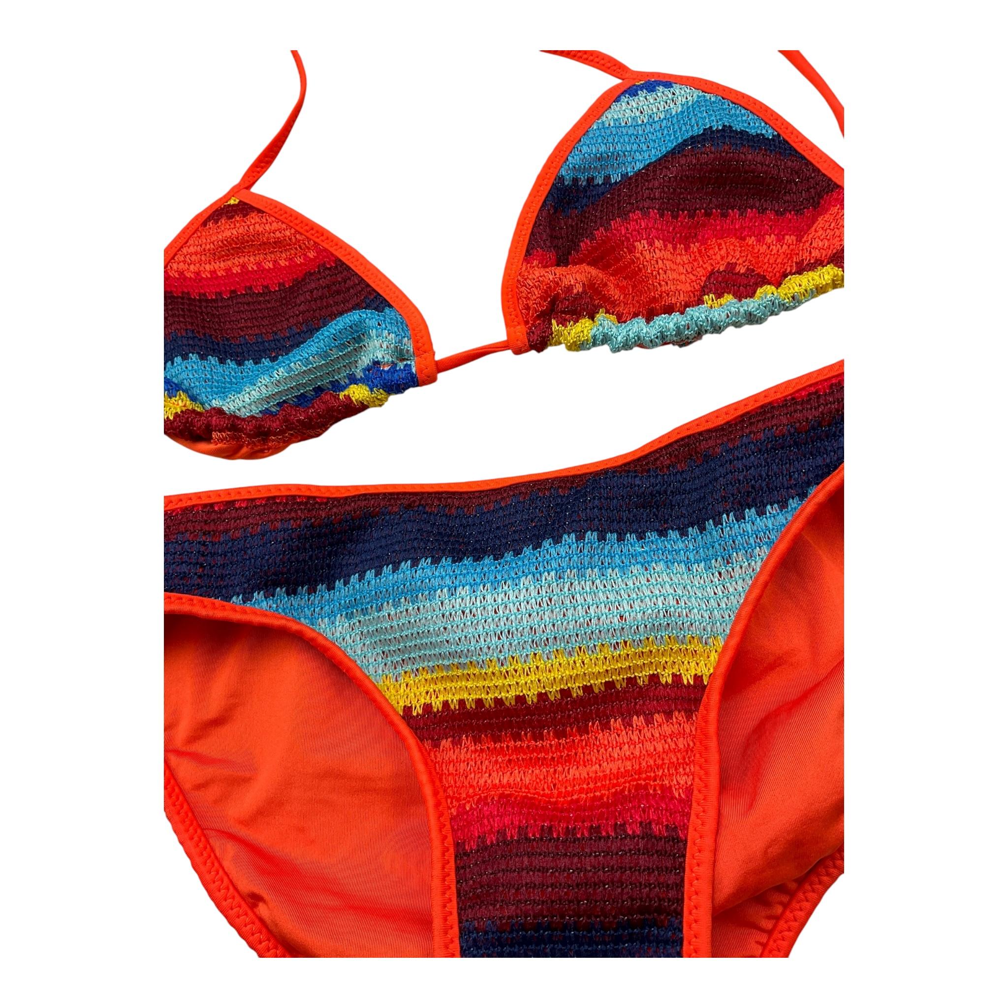 Mefui Costume 2 Pezzi Triangolo-Slip Multicolor per Bambina MJ230400U MULTICOLOR MEFUI 