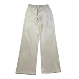 Juicy Couture Pantalone A Palazzo Tinta Unita In Velluto per Bambina JBX6746 PANNA JUICY COUTURE 