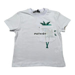 Patriot T-Shirt Girocollo Tinta Unita con Taschino per Neonato PTS001 BIANCO PATRIOT 