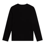 MOSCHINO shirt girocollo tinta unita cn stampa in contrasto Nero per Neonato MMO00RX NERO MOSCHINO 