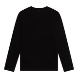 MOSCHINO shirt girocollo tinta unita cn stampa in contrasto Nero per Neonato MMO00RX NERO MOSCHINO 