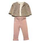 MAYORAL completo 2 pezzi cardigan-shirt-leggins Beige per Neonata 2702 BEIGE MAYORAL 