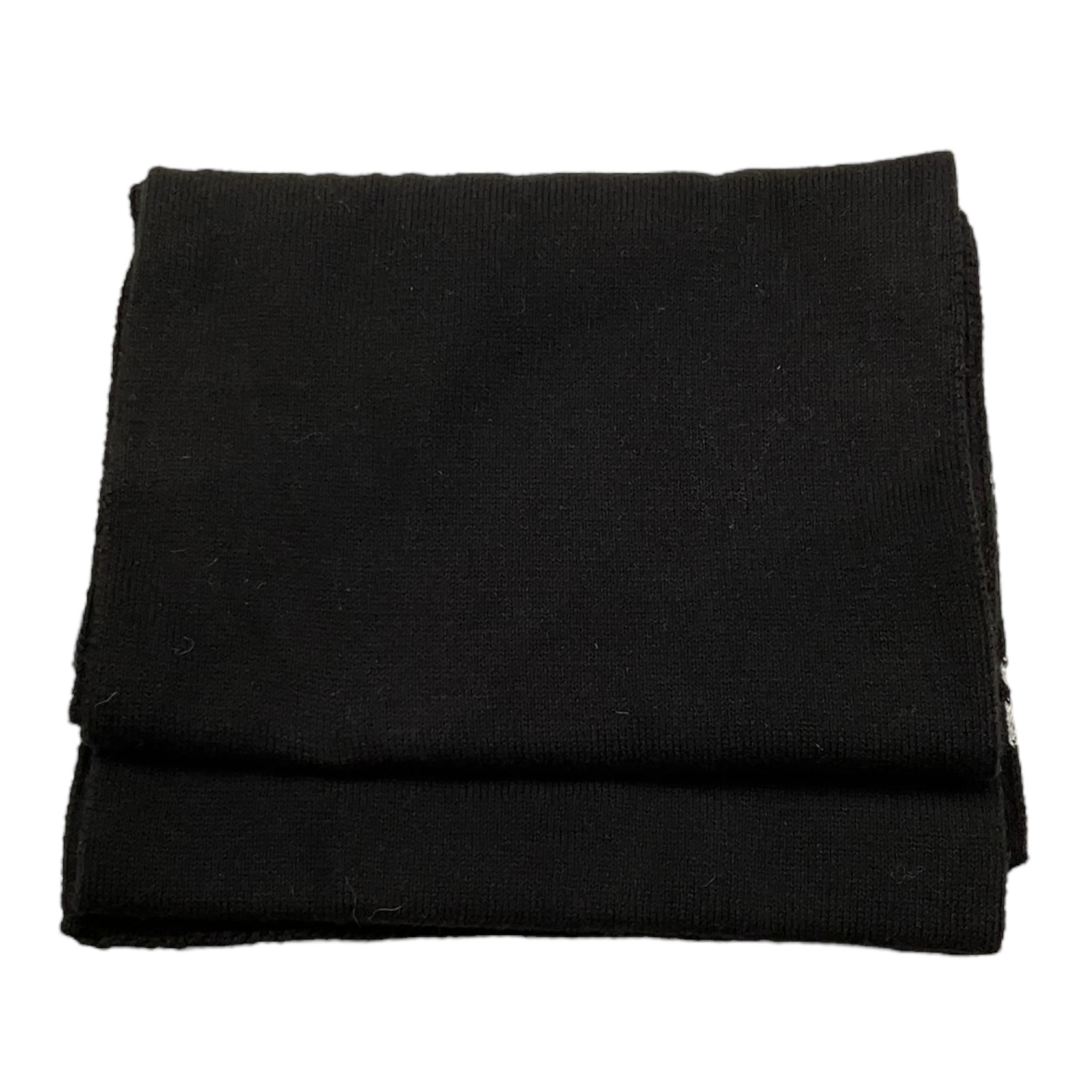 CESARE PACIOTTI sciarpa tinta unita con logo Nero per Neonato SCP5350B NERO CESARE PACIOTTI 