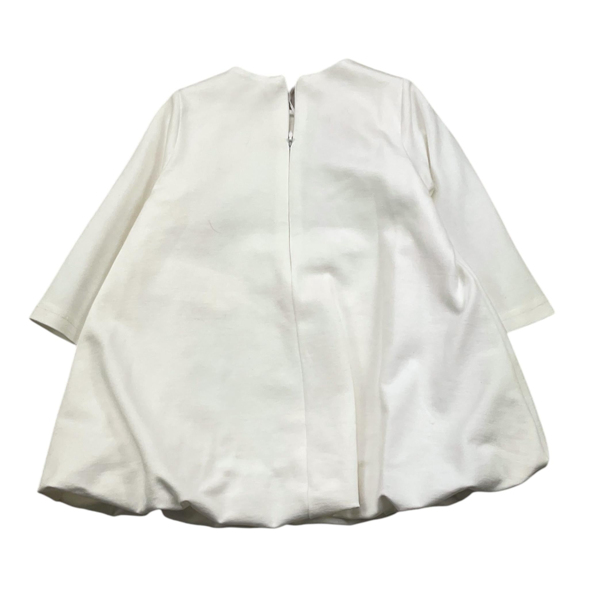 LE BEBE' abito manica lunga tinta unita con stampa fiocchi Panna per Neonata LBG6046 PANNA LE BEBE' 