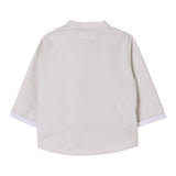 Teddy E Minou Camicia Manica Lunga Fantasia A Righe per Neonato E25CI001C4134 BEIGE TEDDY E MINOU 
