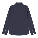 Tommy Hilfiger Camicia Manica Lunga Tinta Unita per Neonato KB0KB06965 BLU TOMMY HILFIGER 