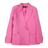 Fun & Fun Giacca Tinta Unita Doppio Petto per Bambina FNCJJK16428 FUXIA FUN & FUN 