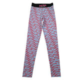 Just Cavalli Leggins Tinta Unita con Stampe Logo per Bambina JGP26243LE AZZURRO JUST CAVALLI 