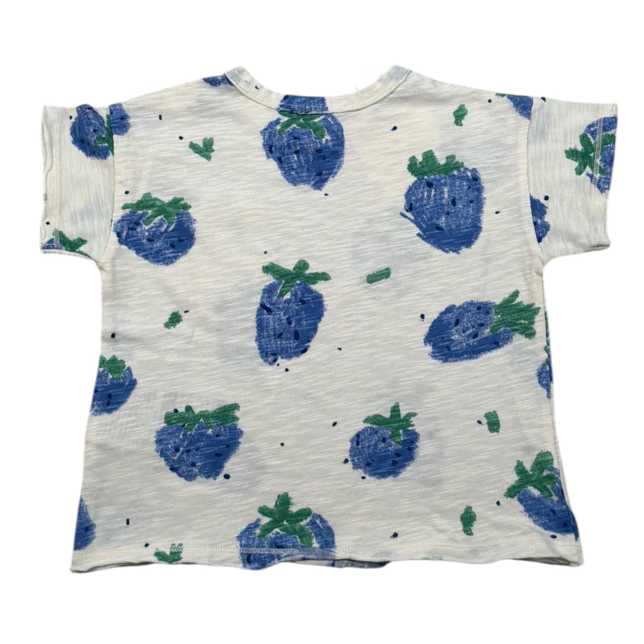 Play Up T-Shirt Girocollo Tinta Unita con Stampe per Neonato PA011AQ11053 PANNA PLAY UP 