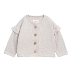 PLAY UP cardigan tinta unita con bottoni in contrasto Beige per Bambina PA022AP10903J BEIGE PLAY UP 
