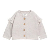 PLAY UP cardigan tinta unita con bottoni in contrasto Beige per Bambina PA022AP10903J BEIGE PLAY UP 