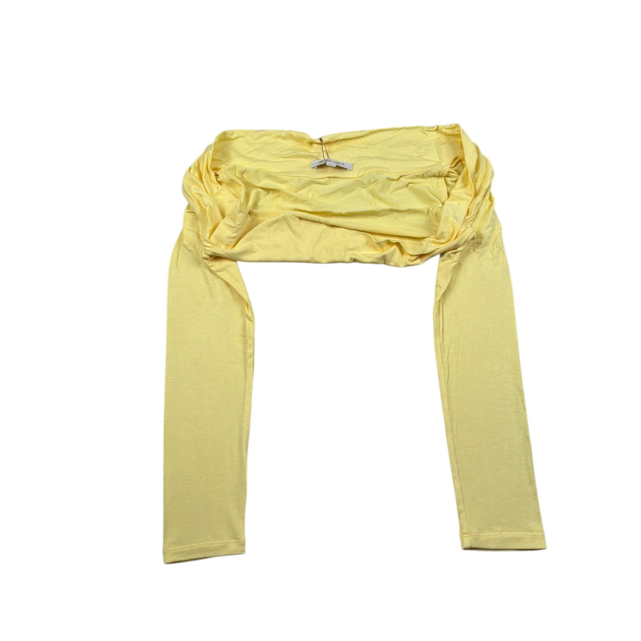 Alice Pi Coprispalle Tinta Unita con Fiocco per Bambina 1651 GIALLO ALICE PI 