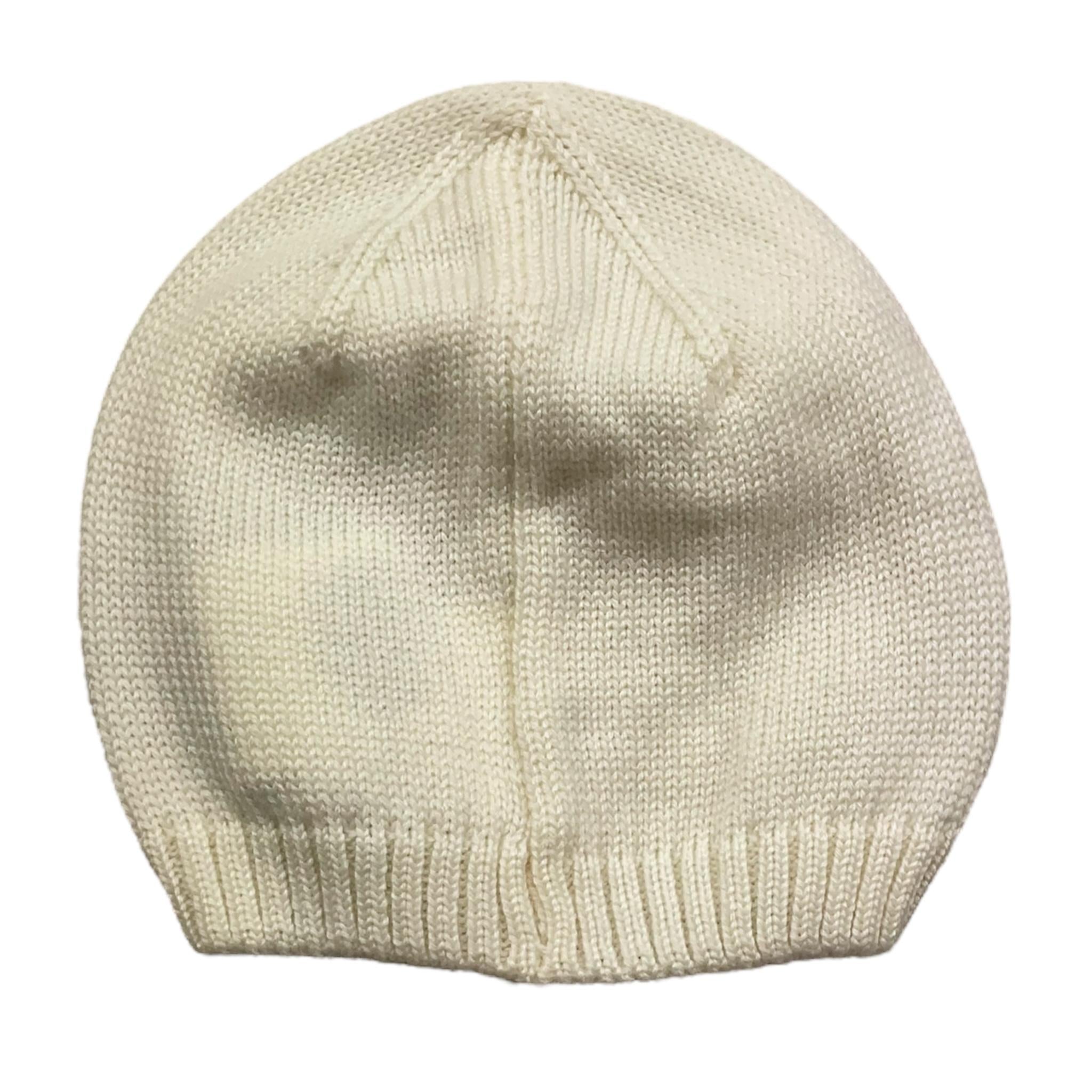 ELISABETTA FRANCHI cappello tinta unita con ricamo Panna per Neonata EGCP01 PANNA ELISABETTA FRANCHI 