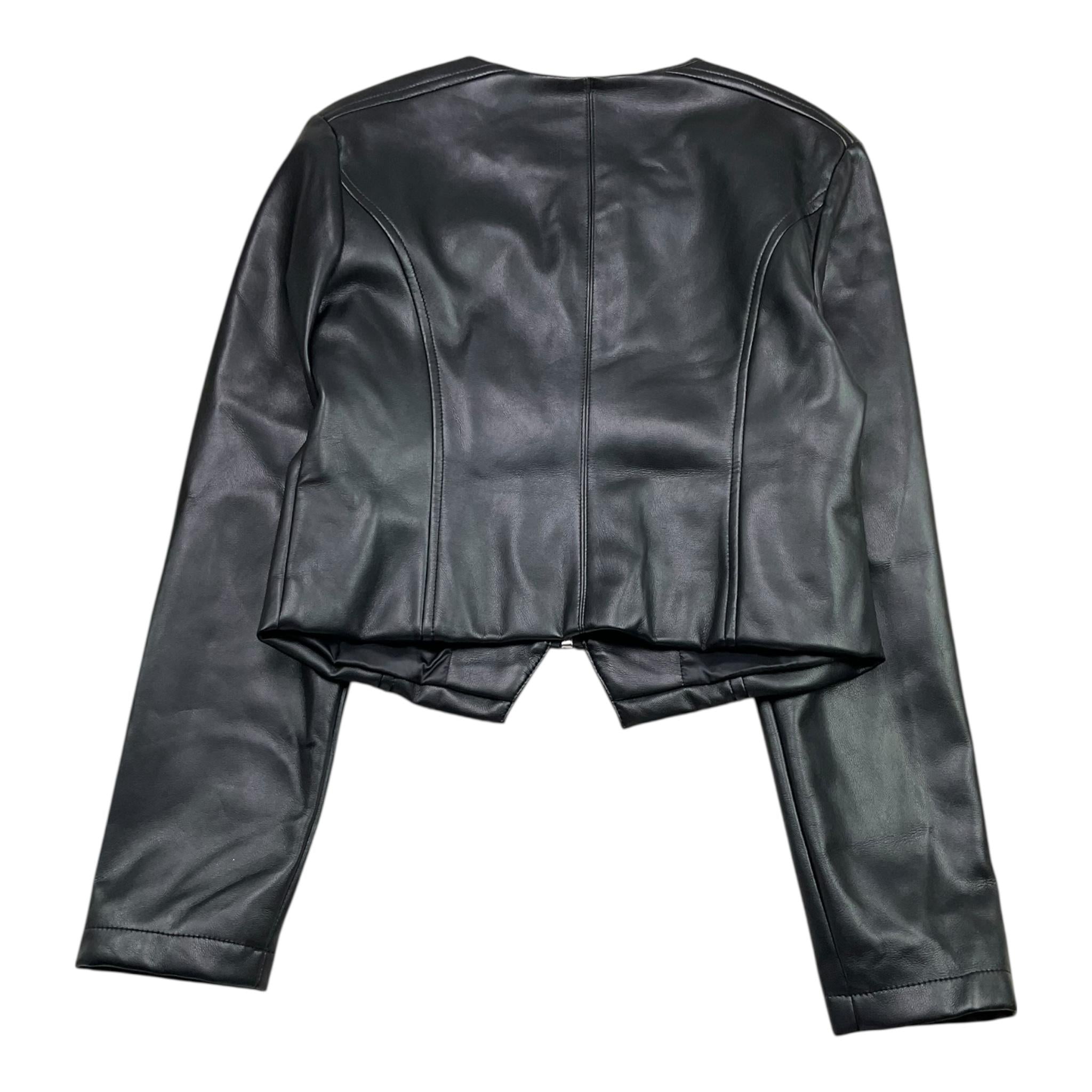 Patrizia Pepe Giubbino In Ecopelle Tinta Unita con Zip per Bambina 7O0014 NERO PATRIZIA PEPE 