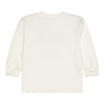 MOSCHINO abito felpa girocollo tinta unita con stampa Panna per Neonata MDV0BNX PANNA MOSCHINO 