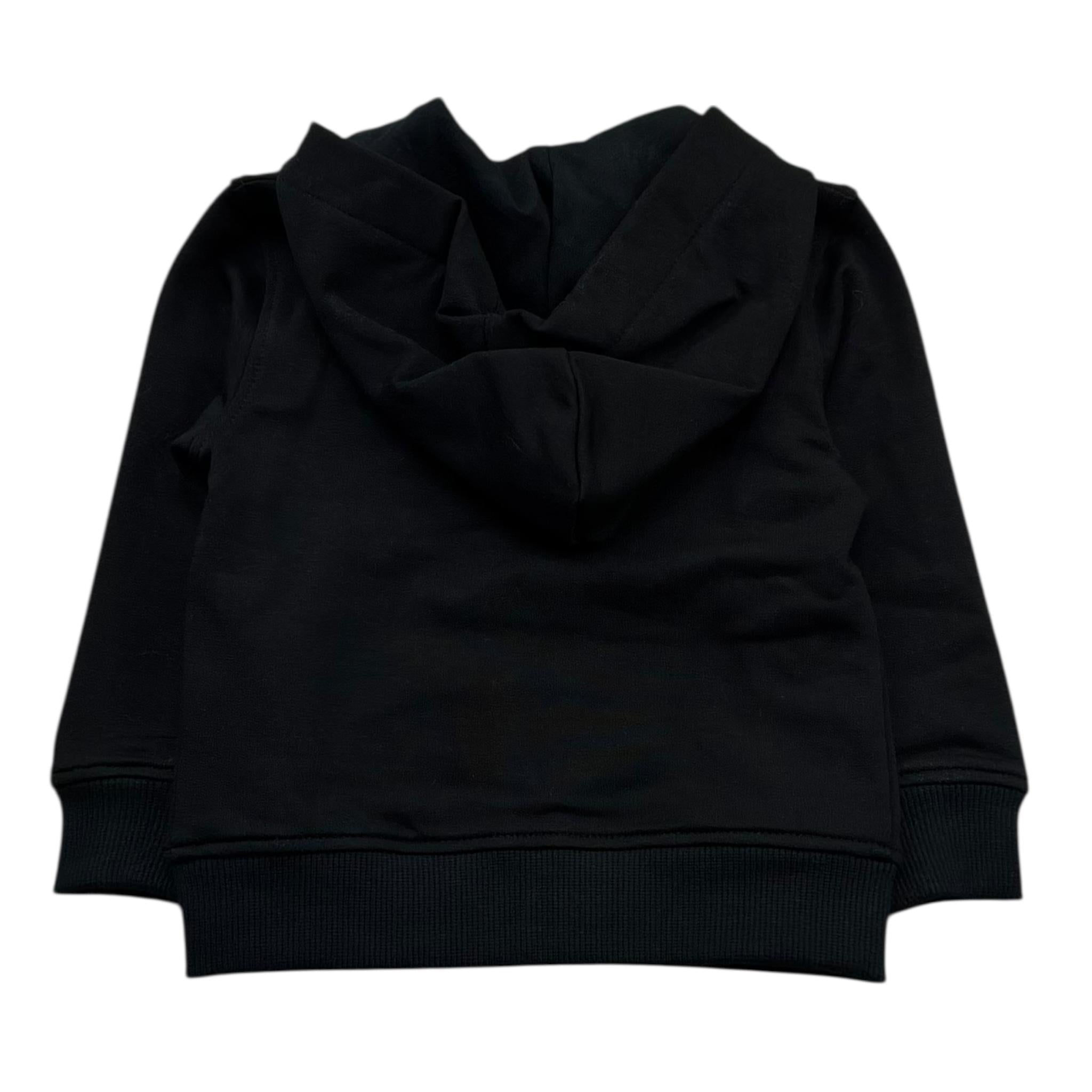 John Richmond Felpa con Zip E Cappuccio Tinta Unita per Neonata RIP26129FE NERO JOHN RICHMOND 