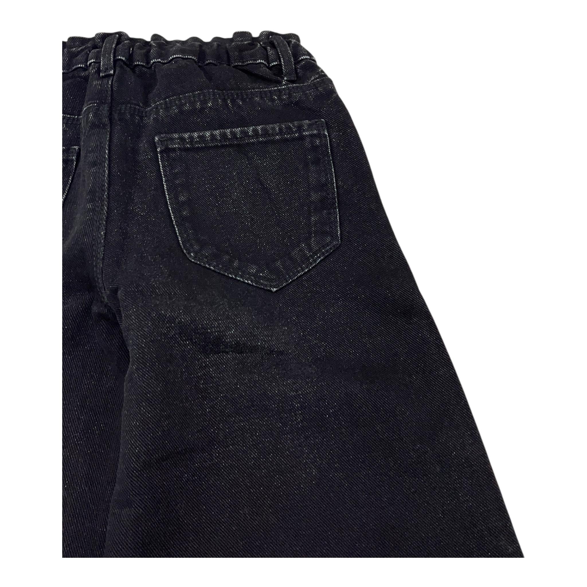 ONLY jeans tinta unita modello palazzo Nero per Bambina 15264770 NERO ONLY 