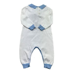 Le Bebe Tutina Manica Lunga Tinta Unita con Ricami per Neonato LBB5317 BIANCO LE BEBE 