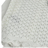 Juliana Completo 3 Pezzi Maglia-Ghettina-Cappello Bianco per Neonata 25036 BIANCO JULIANA 