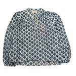 Saint Barth Camicia Manica Lunga Tinta Unita Fantasia Floreale per Bambina HRP002 BIANCO SAINT BARTH 