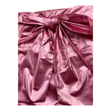 John Richmond Gonna Tinta Unita Con Fiocco Rosa Per Bambina
