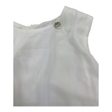 Alice Pi Schlichtes weißes ärmelloses Shirt für Mädchen