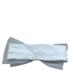 Le Bebe' Fascia Tinta Unita con Fiocco per Neonata LBG6408 BIANCO LE BEBE' 