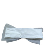 Le Bebe' Fascia Tinta Unita con Fiocco per Neonata LBG6408 BIANCO LE BEBE' 