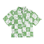 Stella Mccartney Camicia Mezza Manica Stampa Fantasia per Bambino TW5P31 BIANCO/VERDE STELLA McCARTNEY 
