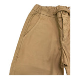 Dondup Einfarbige Hose mit elastischer Taille Beige für Jungen