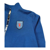 Trussardi Felpa con Zip Tinta Unita E Logo per Bambino TBP26149FE BLU TRUSSARDI 
