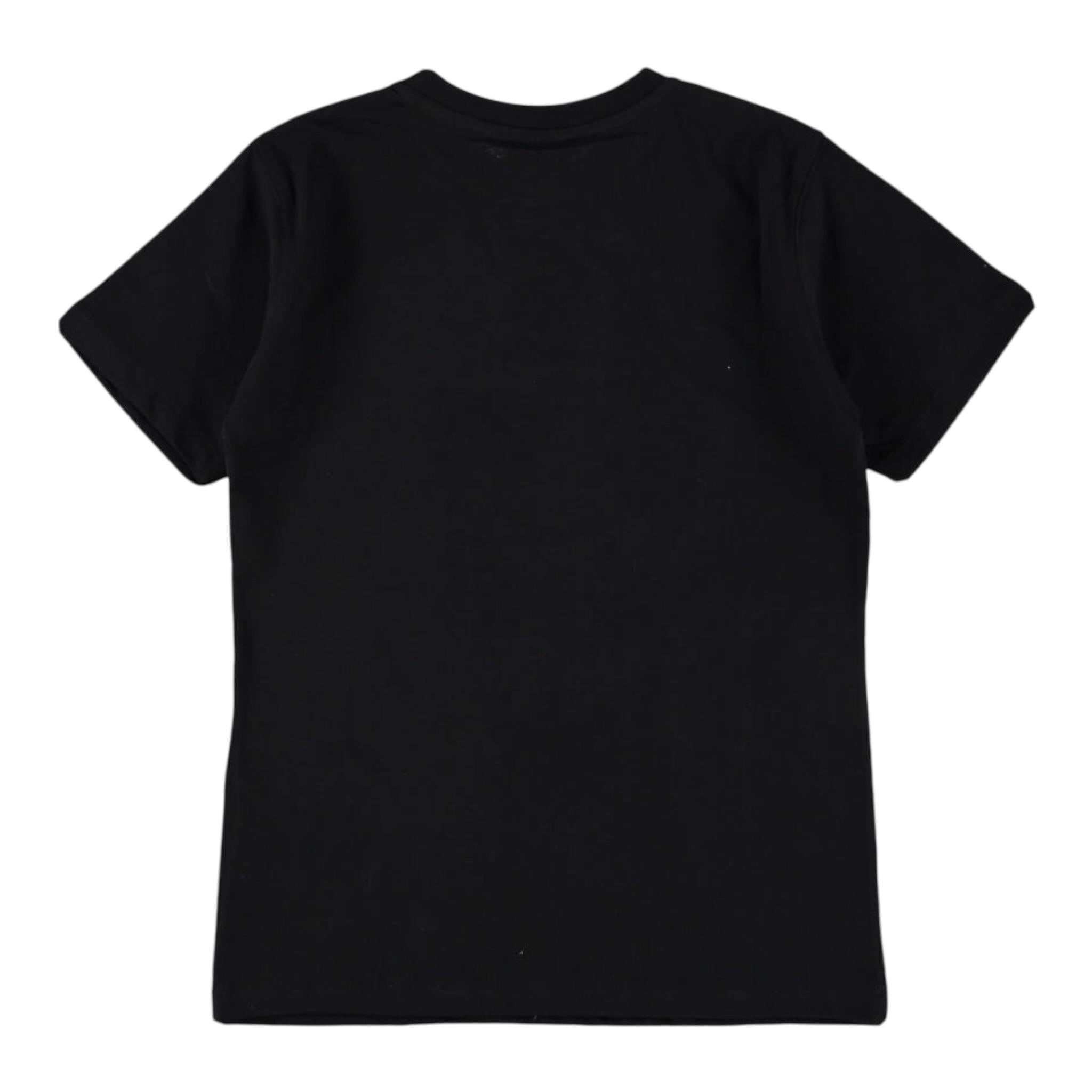 Disclaimer T-Shirt Girocollo Tinta Unita con Stampa per Bambino 25EDK58434X NERO DISCLAIMER 